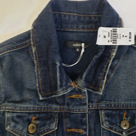 Nwt Millau Fall 2009 Denim Crop Jacket Womens S - Picture 3 of 6